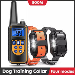Electric Remote Dog Training Collar: Waterproof Shock Vibration Sound Trainer