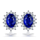 Starlight Elegance Silver Star Stud Earrings Dazzling Zircon Design