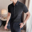 Men's Ultra Stretch Short Sleeve Shirt Business Casual Wear