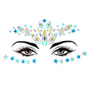 3D Sexy Face Tattoo Stickers Temporary Tattoos Glitter Fake Tattoo Rhinestones Masquerade for Women Party Face Jewels Tattoo  ourlum.com NO.37  