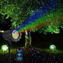 All-Weather LED Star Projector with Remote Control Display