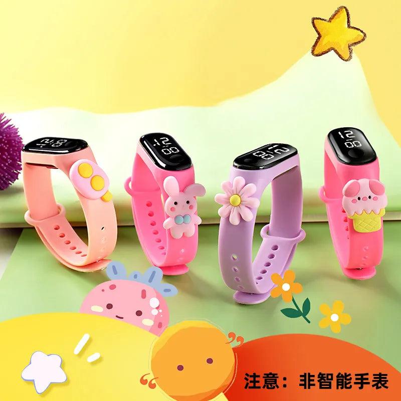 Kids Smart LED Watch for Children - Fashionable Waterproof Digital Timepiece for Girls  ourlum.com   