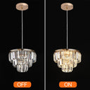 Crystal K9 Led Ceiling Lamp Modern Pendant Light Home Deco