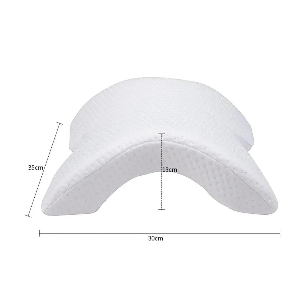 Cervical Support Memory Foam Pillow for Couples - Orthopedic Neck and Body Cushion with Hollow Design