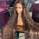 Ombre Brazilian Curly Highlight Wig 100 Natural Hair