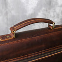 JLFGPJ Vintage Large Capacity Men's Crazy Horse Leather Bag