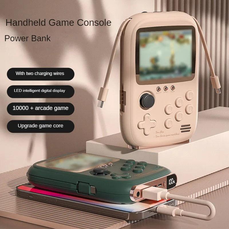 Retro Mini Gaming Hub: Portable Console & Power Bank  ourlum.com   