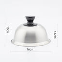 Universal Stainless Steel Burger Cover Dome for Cooking