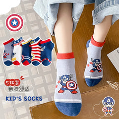 Superhero Character Boys Socks Bundle: Fun Themed Kids Set