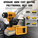 Cordless 400W Heat Gun for Shrink Wrapping and DIY Projects