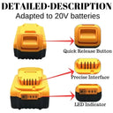 20V MAX Lithium Battery for DeWalt Tools High Capacity