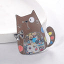 Animal Anime Enamel Brooch Pins Cute Fashion Jewelry Gift