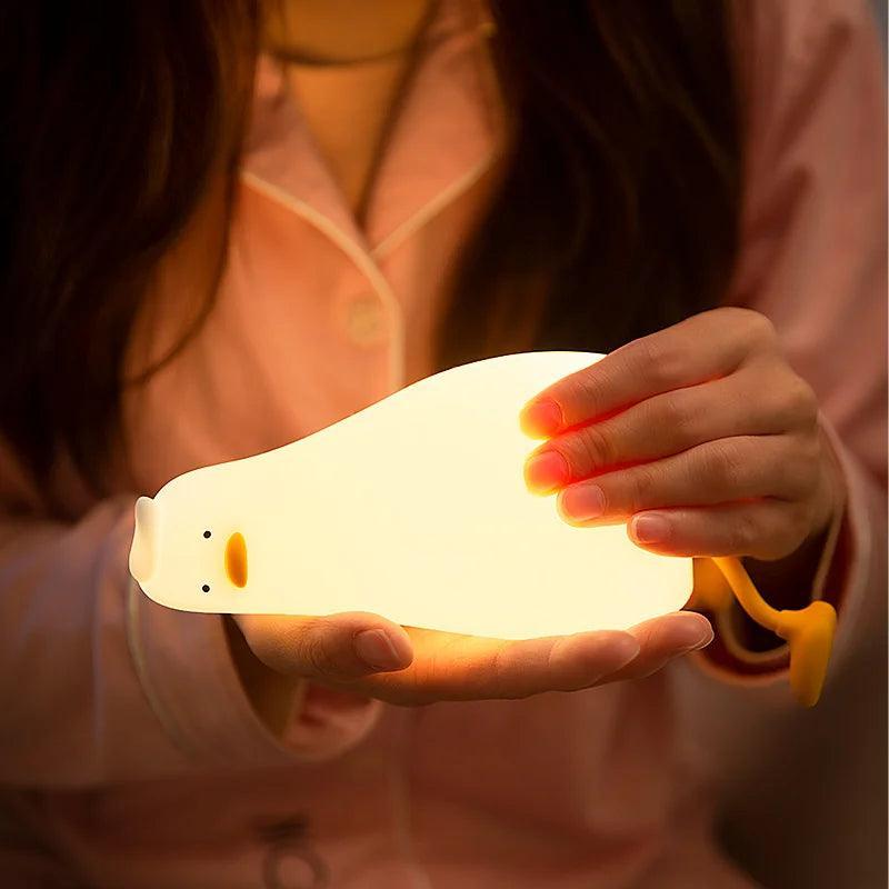 Duck Silicone LED Night Light for Kids Room Decor and Birthday Gift  ourlum.com   