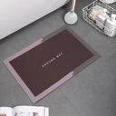 Luxurious Leather Bath Mat Ultra Absorbent Fast Drying Mat