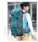 Waterproof Nylon Bag Camping Travel Backpack With Rain Cover