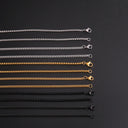 Skyrim Fashion 60cm Long Box Chain Necklace Men Jewelry