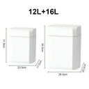 12L 16L Smart Sensor Trash Can Bathroom Automatic Wastebasket