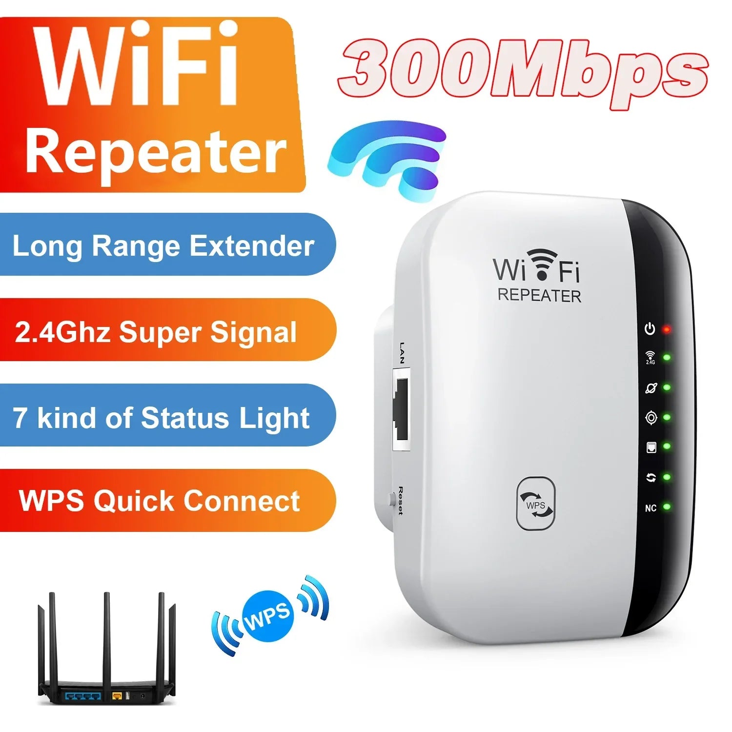 WiFi Signal Booster: Extend Coverage, Eliminate Dead Zones  ourlum.com   