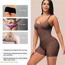 GUUDIA Seamless Open Crotch Shapewear Bodysuit for Tummy Control & Butt Lifting