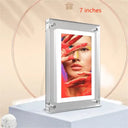 Acrylic Digital Photo Frame 5/7 Inch 1000mAh IPS Screen