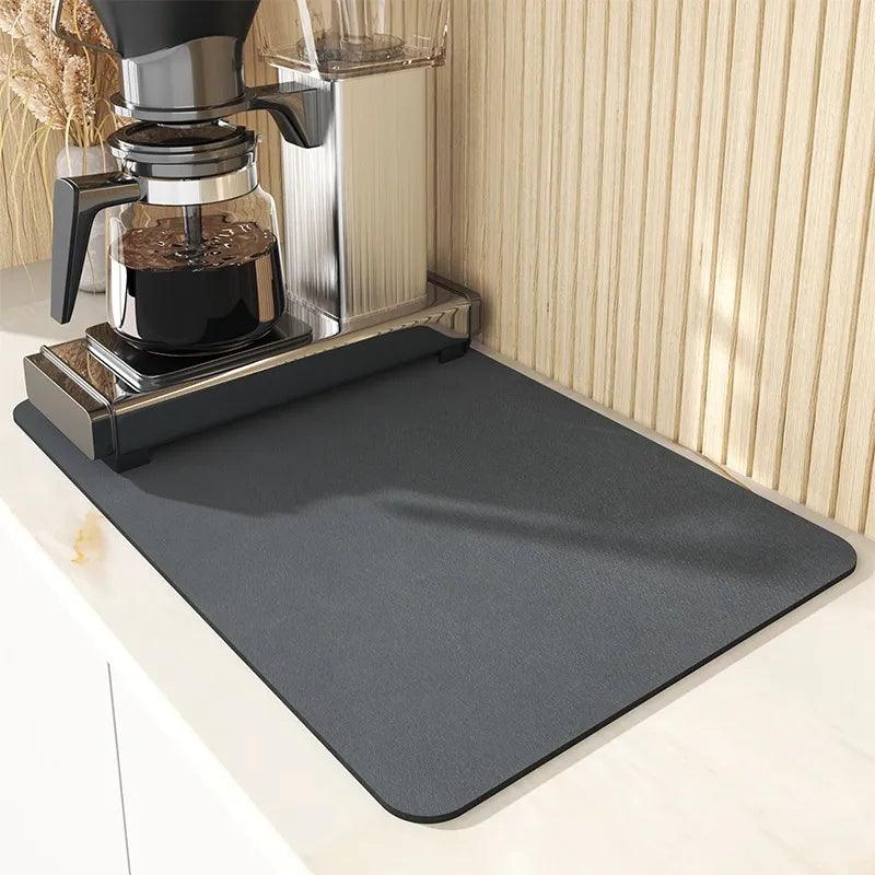 Absorbent Kitchen and Bathroom Mat with Antiskid Design and Quick Drainage Properties  ourlum.com   