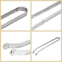 Stainless Steel BBQ Sausage Turning Tongs for Grilling