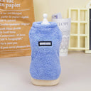 Winter Warm Fleece Pet Vest for Small-Medium Dogs Cats Cozy Stylish Comfort  ourlum.com 344 Blue S 