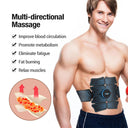 Electric Abdomen Slimming Belt EMS Muscle Stimulator USB Toning