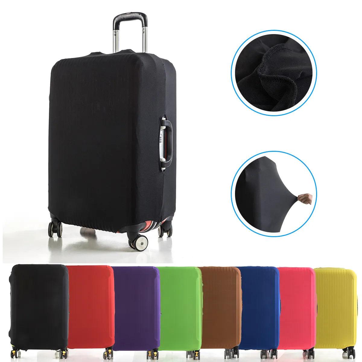 Stretch Fabric Luggage Cover: Travel Dust Protector & Organizer  ourlum.com   