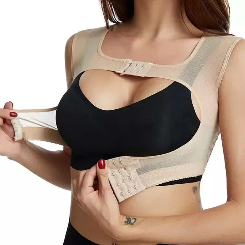 Invisible 3D Body Shaper Bra - Posture Corrector & Push-Up Support for Women