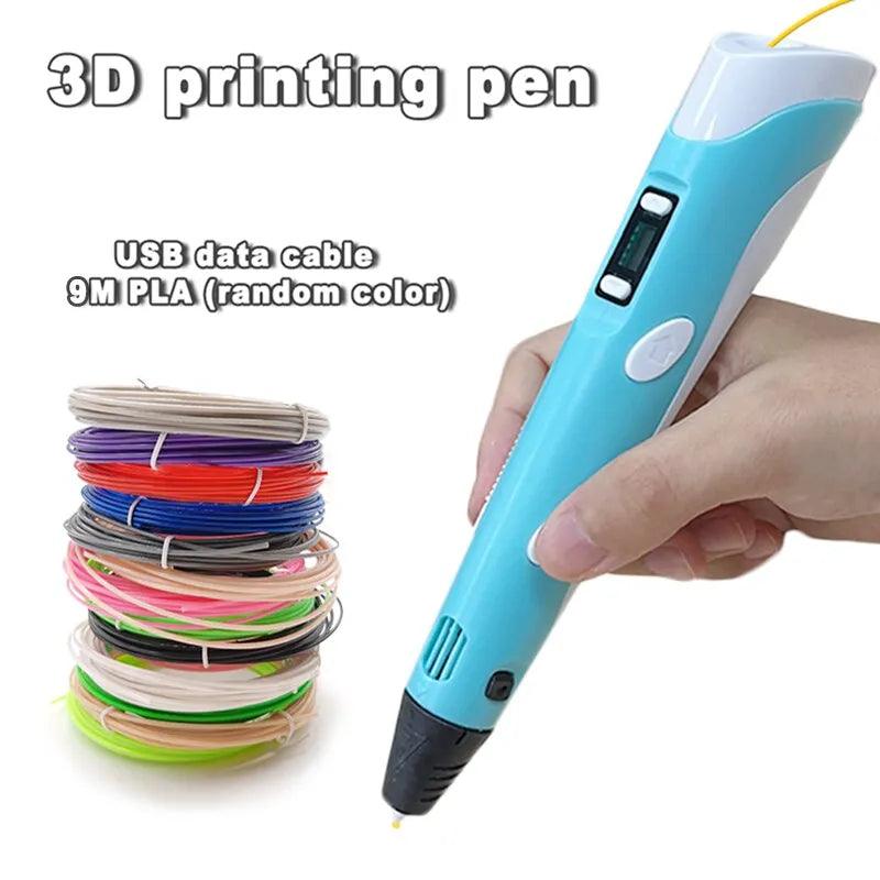 3D Art Pen for Kids: USB Rechargeable, Create Graffiti & Designs  ourlum.com   