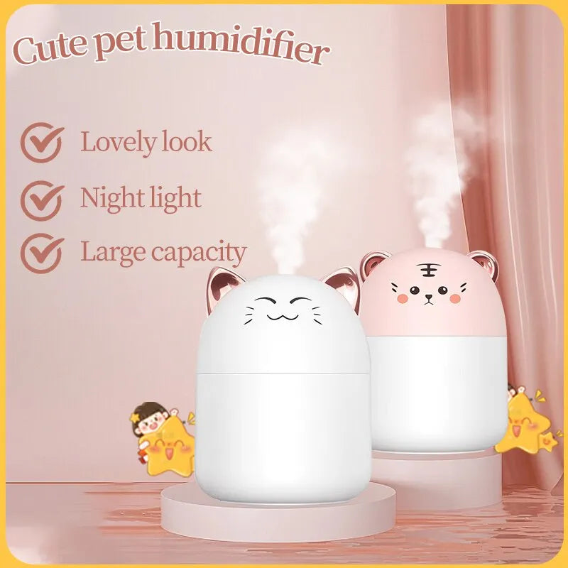 Cute Pet Mini USB Humidifier: Compact Air Conditioning Room Spray  ourlum.com   