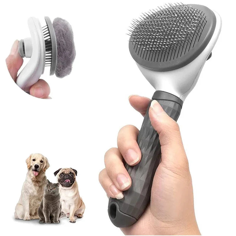 Pet Grooming Comb for Effective Hair Removal and Skin Care  ourlum.com   