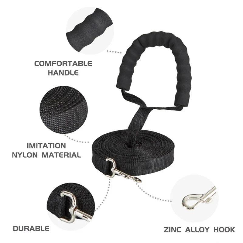 Long Dog Leash with Comfortable Handle: Outdoor Training for All Size Dogs  ourlum.com   