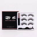 Magnetic Eyelash Kit with Synthetic Lashes for Glam Eyes