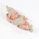 Silicone Reborn Dolls: Lifelike Baby Toys for Girls, Cute Mini Bebe Doll, Birthday Gift  ourlum.com sweater khaki  