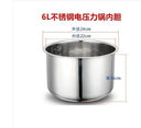 Versatile 304 Stainless Steel Pressure Cooker Inner Pot Non Stick Rice Liner 2L to 6L Sizes