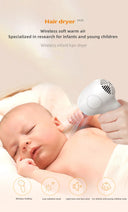 New Children's Wireless Hair Dryer Charging Intelligent Constant Temperature