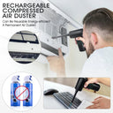 7500mAh Portable Compressed Air Duster 2 in 1 Blower Vacuum