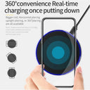 30W Wireless Charger Pad Stand for iPhone 15 14 13 12 11X8 Samsung Xiaomi Phone Chargers Induction Fast Charging Dock Station