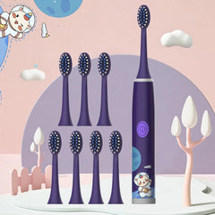 Fun Cartoon Kids Electric Toothbrush Set: Vibrant Oral Care Solution - Engaging Dental Companion