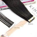 Seamless Hair Extension Real Hair Long Straight Hair Band 8D