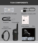 Dog Training Collar with 3 Modes: Beep Vibration Shock Control Anti-barking  ourlum.com   