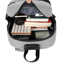 Men's Anti-Theft Waterproof Backpack - Lightweight Laptop Bag