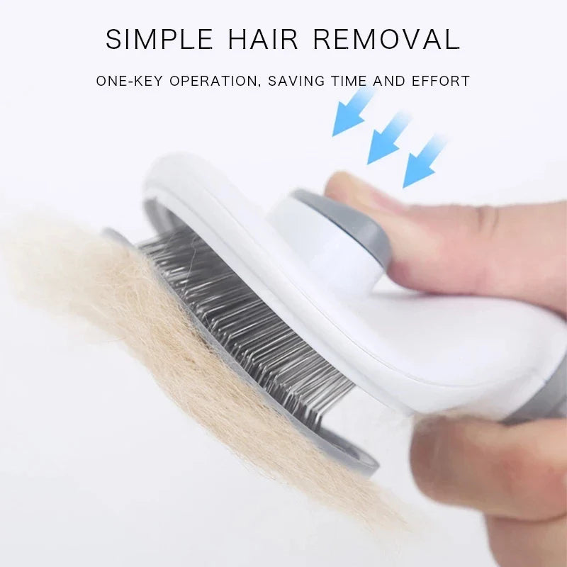 Pet Grooming Comb for Effective Hair Removal and Skin Care  ourlum.com   