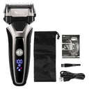 USB Rechargeable Electric Shaver Stainless Steel Trimmer