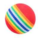 Rainbow EVA Ball Toy for Cats and Dogs 3-in-1 Fun