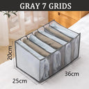 Sleek Gray Wardrobe Organizer for Space Maximization