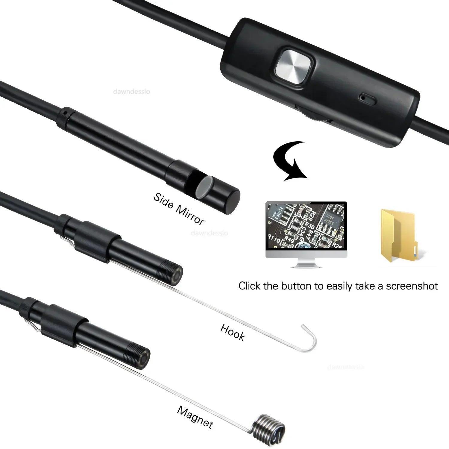 Android Endoscope Camera: Waterproof Borescope for Smartphone - Versatile Inspection  ourlum.com   