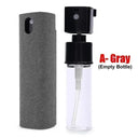 Ultimate Microfiber Screen Cleaning Kit: Convenient & Effective  ourlum.com Grey (Empty bottle)  